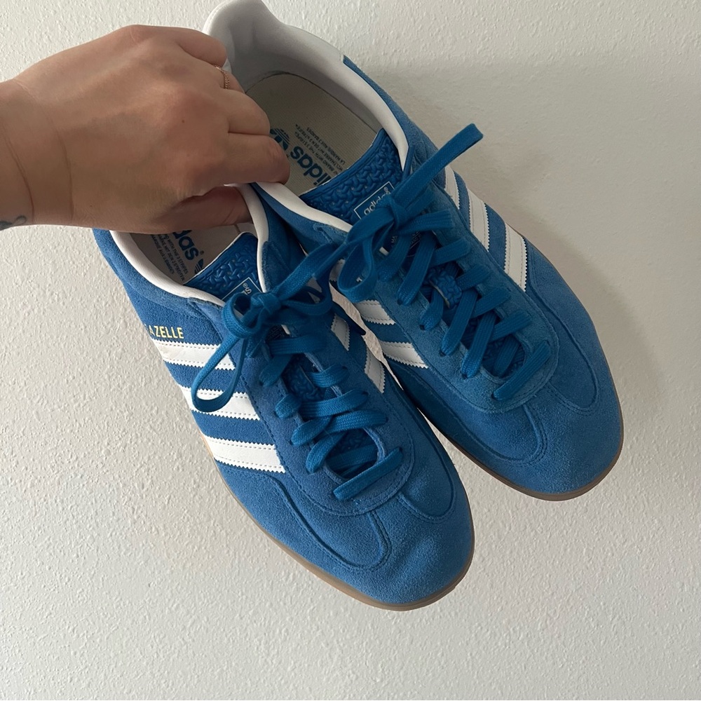 ADIDAS | Men’s Blue Indoor Gazelle Sneakers | 11 - Picture 3 of 7